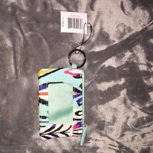 Vera Bradley Zip ID Case with matching lanyard